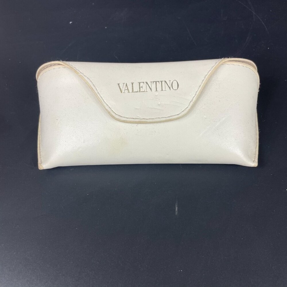 Valentino Gradient Oversize Black Acetate Sunglasses Silver Tone Rockstuds V724S - Picture 10 of 11